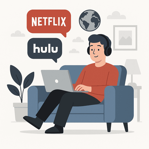 Stream Netflix & Hulu from anywhere