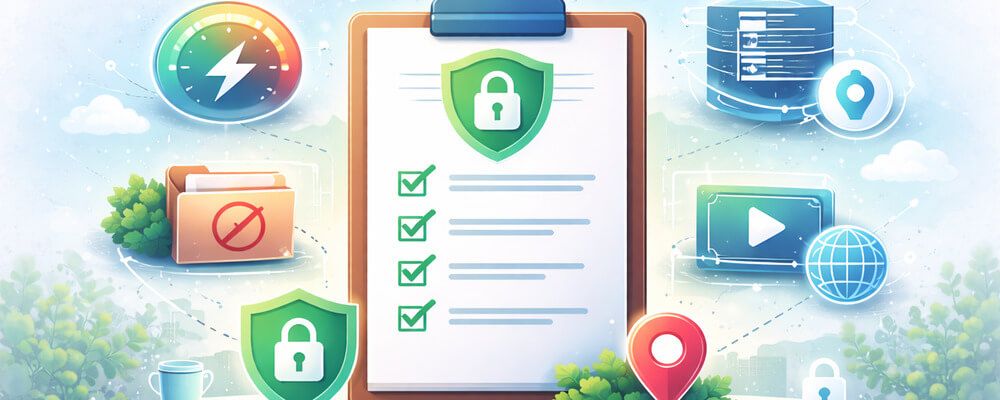 VPN özellikleri checklist